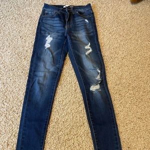 High Waisted Skinny Jeans